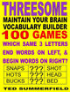 Maintain your brain vocabulary builder threesome edition