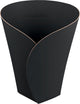 Vacavaliente - studio opbergmand medium - gerecycled leer - zwart