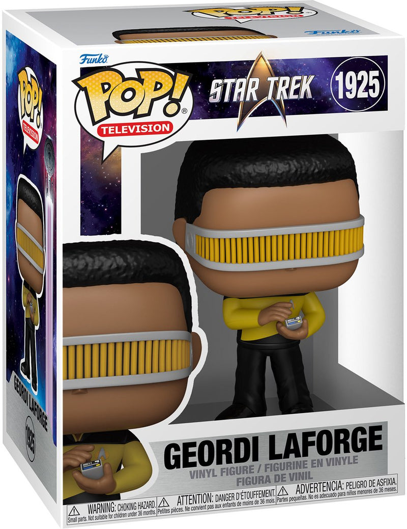 Funko star trek geordi laforge vinylfiguur 1925 unisex pop! - neutraal - standard