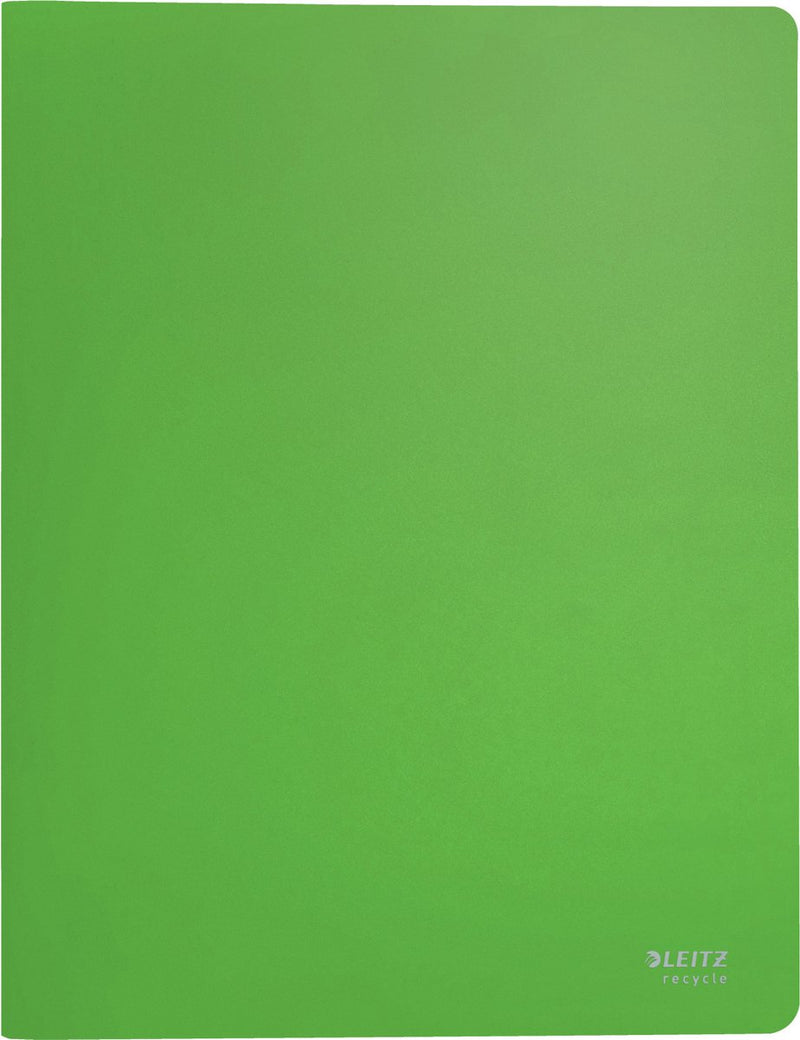 Leitz recycle showalbum a4 - 40 hoezen - 90% pre- en post-consumer gerecycled plastic - groen