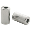 kabelhoedjes messing 5 mm zilver 200 stuks