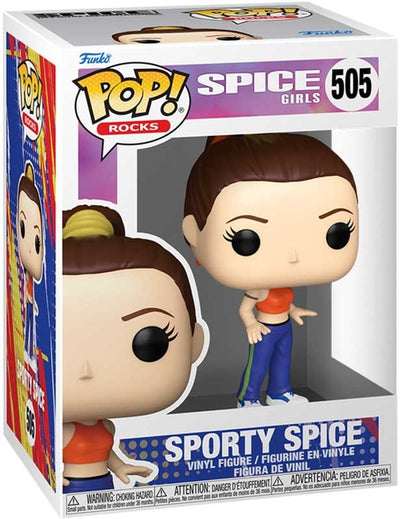 Funko spice girls sporty spice - pop rocks! vinyl figur 505 unisex pop! - neutraal - standard