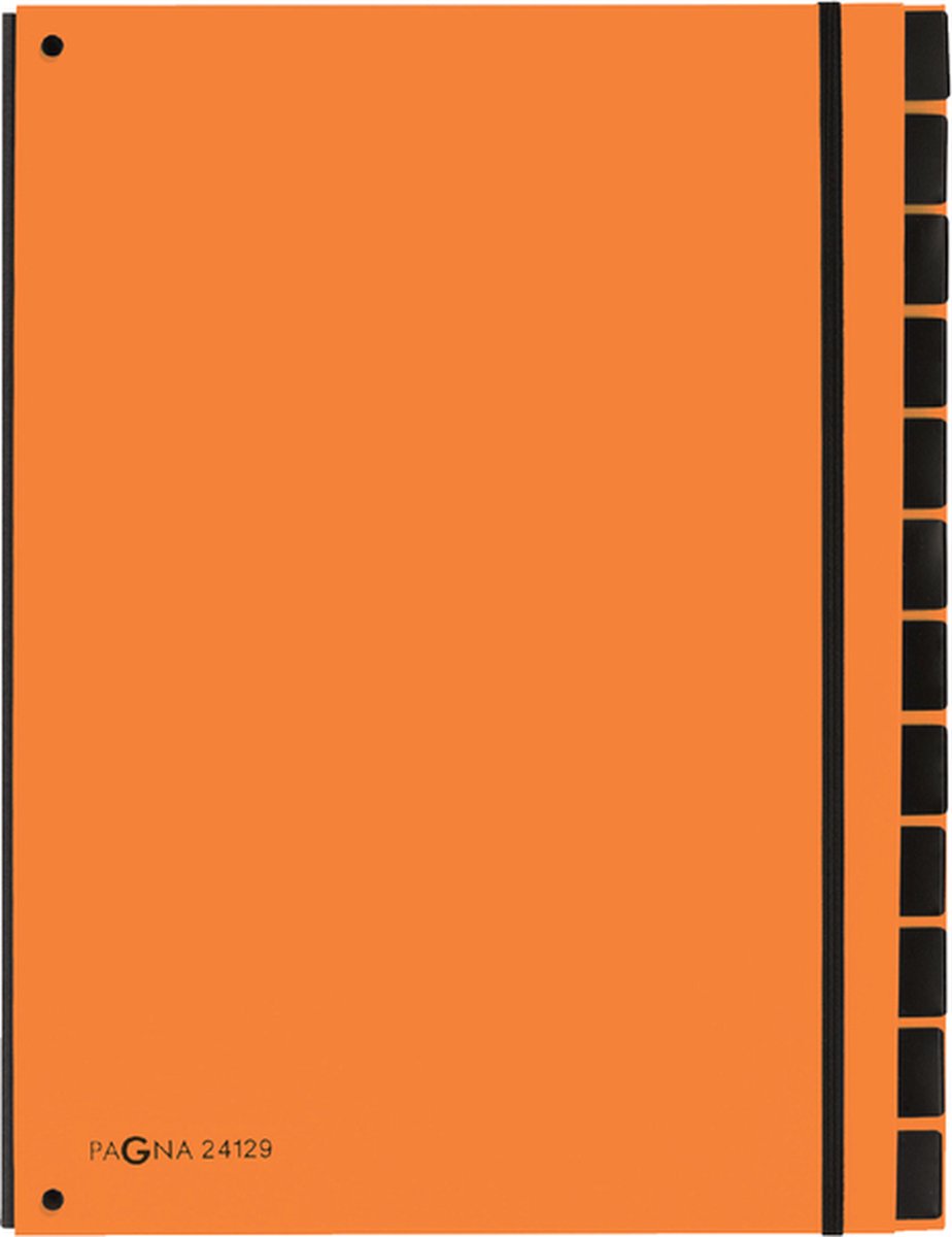 Pagna sorteermap trend 12 tabs a4 oranje
