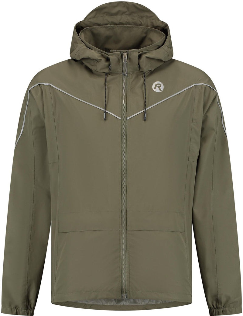 Rogelli commuter essential regenpak - waterdicht - legergroen - 3xl