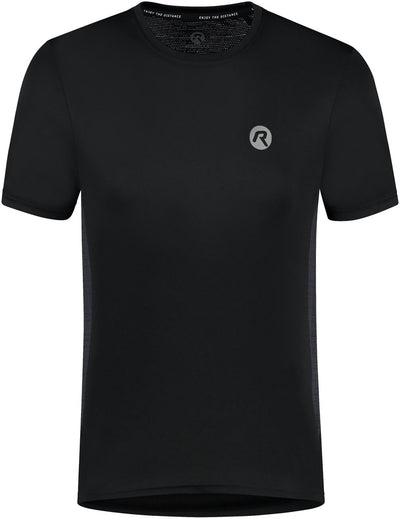 Rogelli core hardloopshirt heren - sportshirt korte mouwen - zwart - maat 3xl