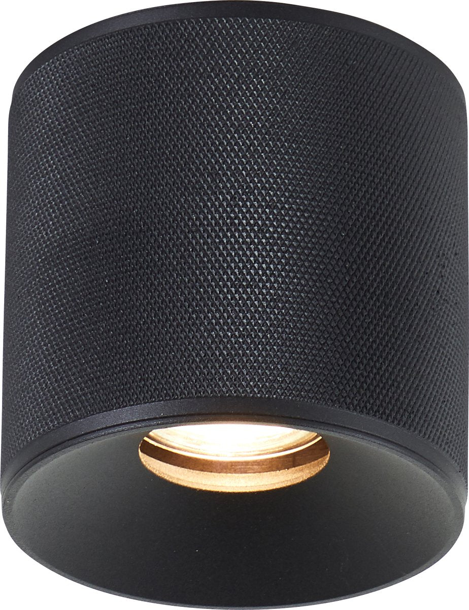 Brilliant marty - plafondlamp - led gu10 - zwart