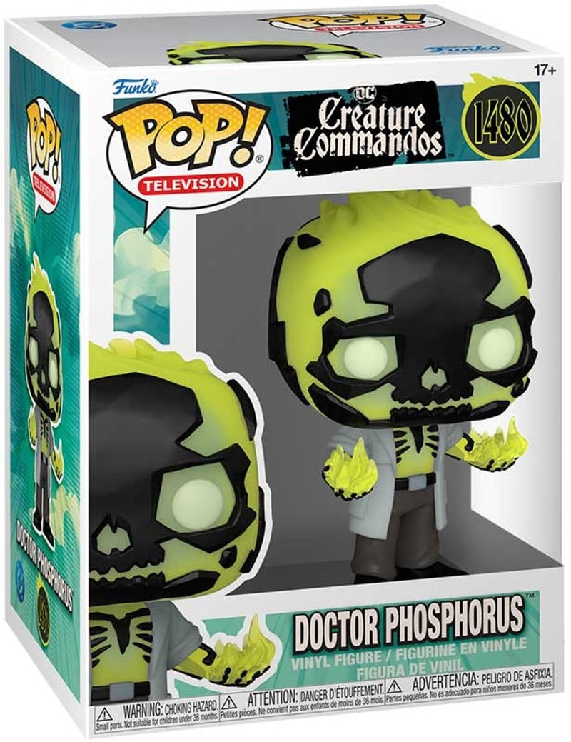 Funko pop! dc comics: creature commandos - doctor phosphorus #1480