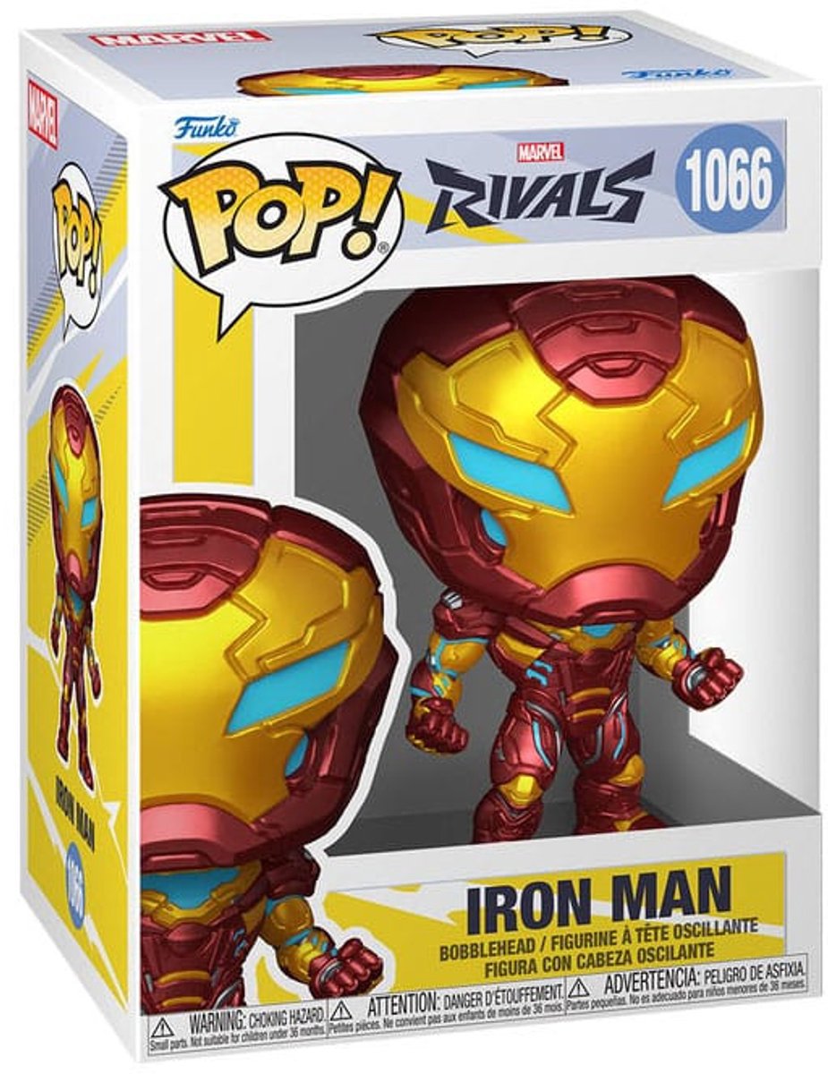 Funko pop! - rivals - marvel figure - iron man - #1066