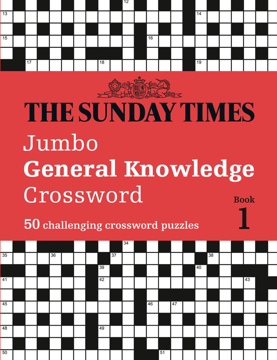 The sunday times st jumbo general knowledge xwo