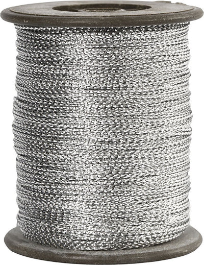 Creotime creativ company koord 0,5 mm zilver 100 m
