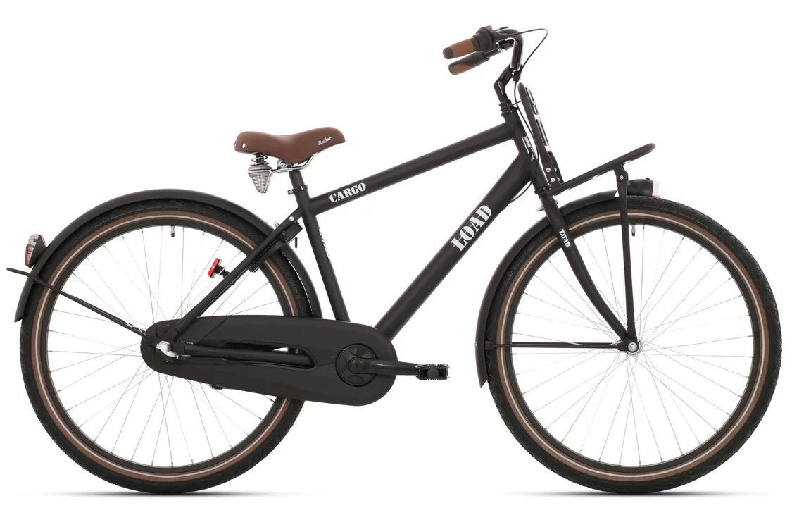 Hulzebos cycle parts b.v. bfk 26 load jongens 3v zwart mat - 26ljd95