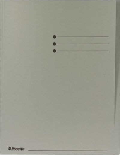 Esselte 100% gerecycled kartonnen inlegmappen - a4 - 100 stuks - multicolor