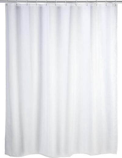 Wenko anti-schimmel douchegordijn wit 180x200cm polyester - inclusief ophangringen - waterdicht - wasbaar - sneldrogend