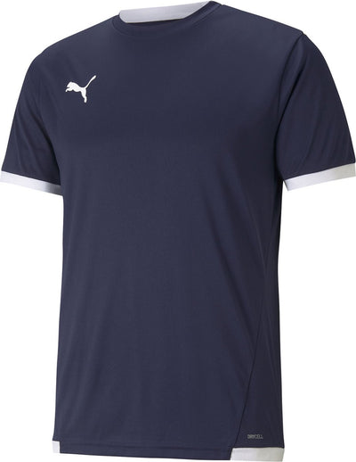 Puma teamliga jersey heren sportshirt - peacoat- white