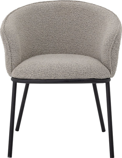 Bloomingville - cortone eetkamerstoel - grijs - polyester