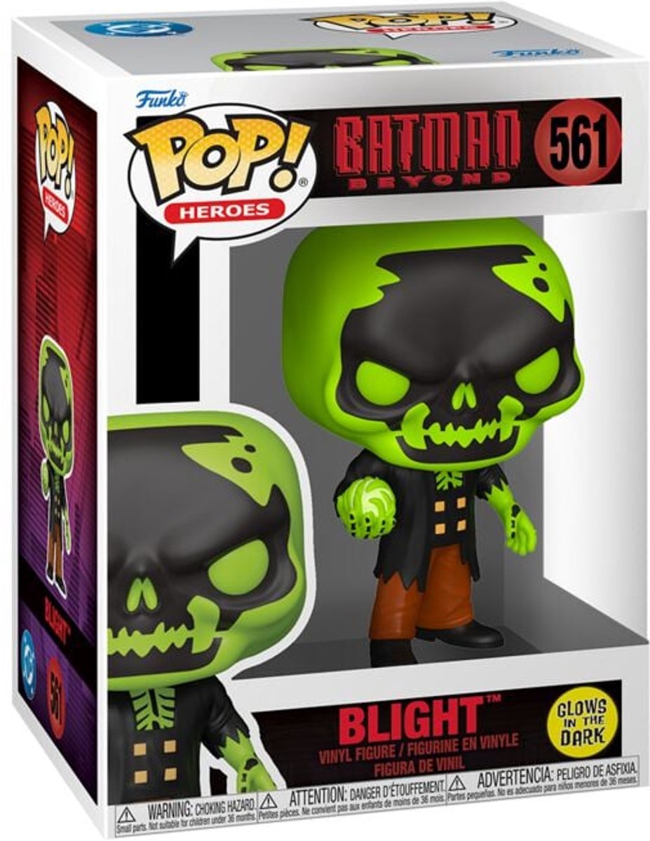 Funko batman blight (glow-in-the-dark) vinylfiguur 561 unisex pop! - neutraal - standard