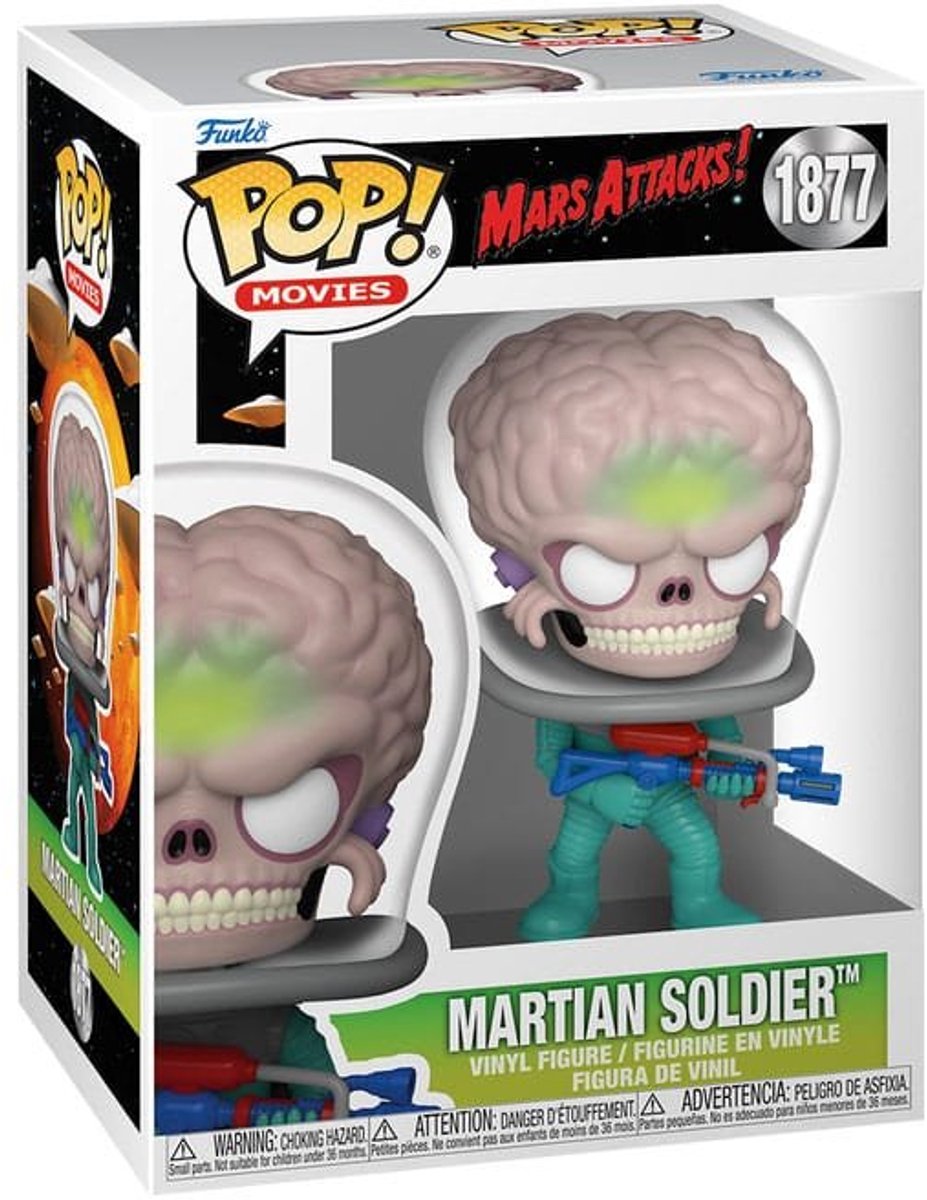Funko pop! movies: mars attacks - martian soldier #1877