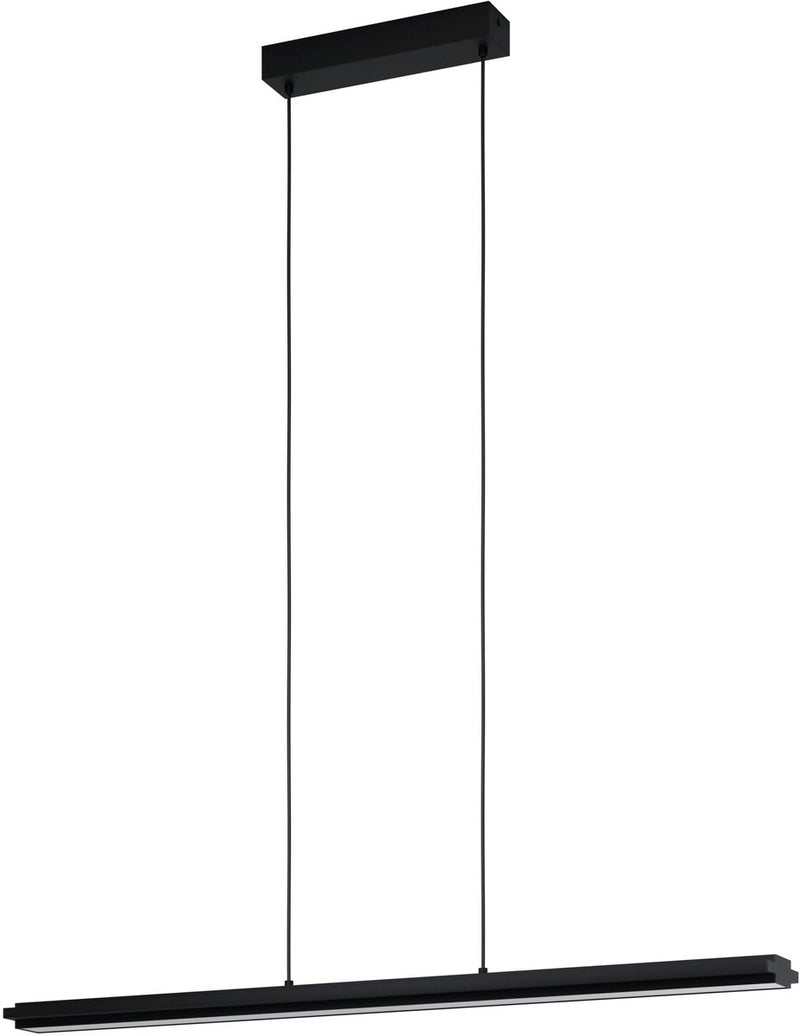Eglo cambulos hanglamp - led - 93,5 cm - zwart wit - dimbaar