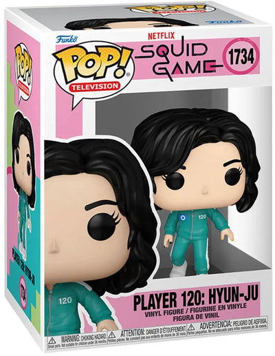 Funko squid game player 120: hyun-ju vinylfiguur 1734 unisex pop! - neutraal - standard