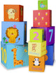 Classic world stapelblokken cijfers en dieren, 10dlg.