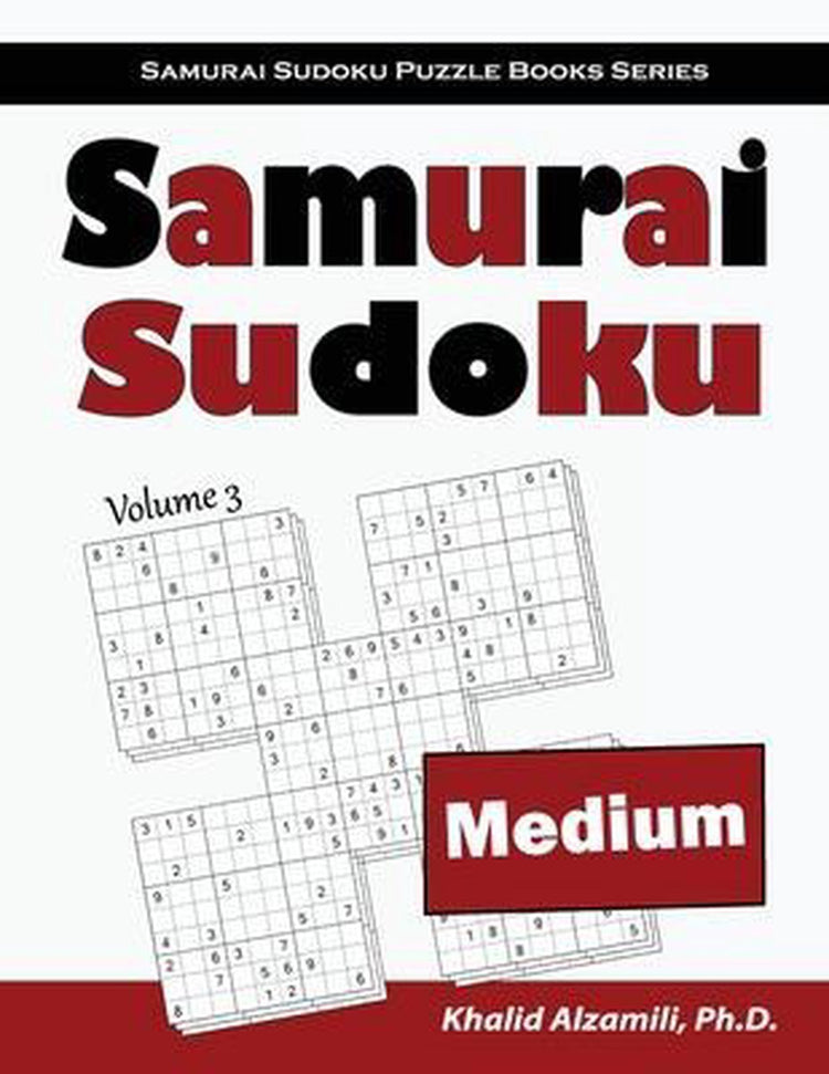 Samurai sudoku puzzle books- samurai sudoku