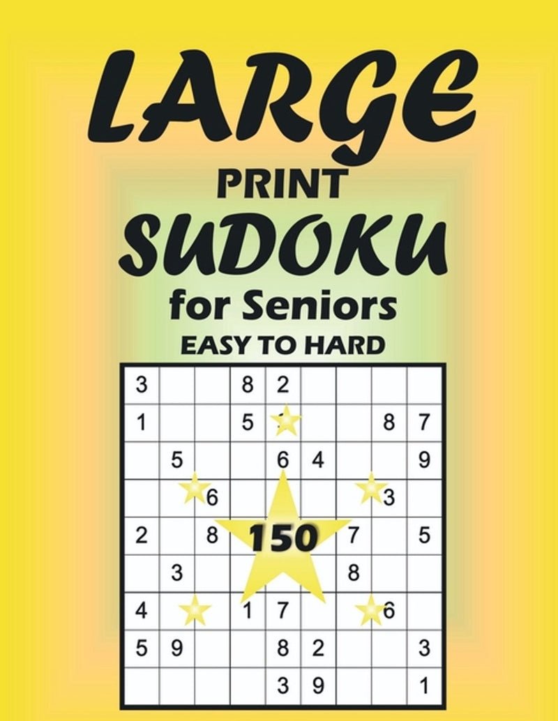 Large print sudoku for seniors easy to hard