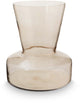 Vtwonen - basic - vaas - zand - glas - 26x26x30cm
