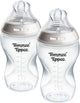 Tommee tippee natural start babyflessen - set van 2 x 340ml baby flessen - medium toevoersnelheid - 3m+