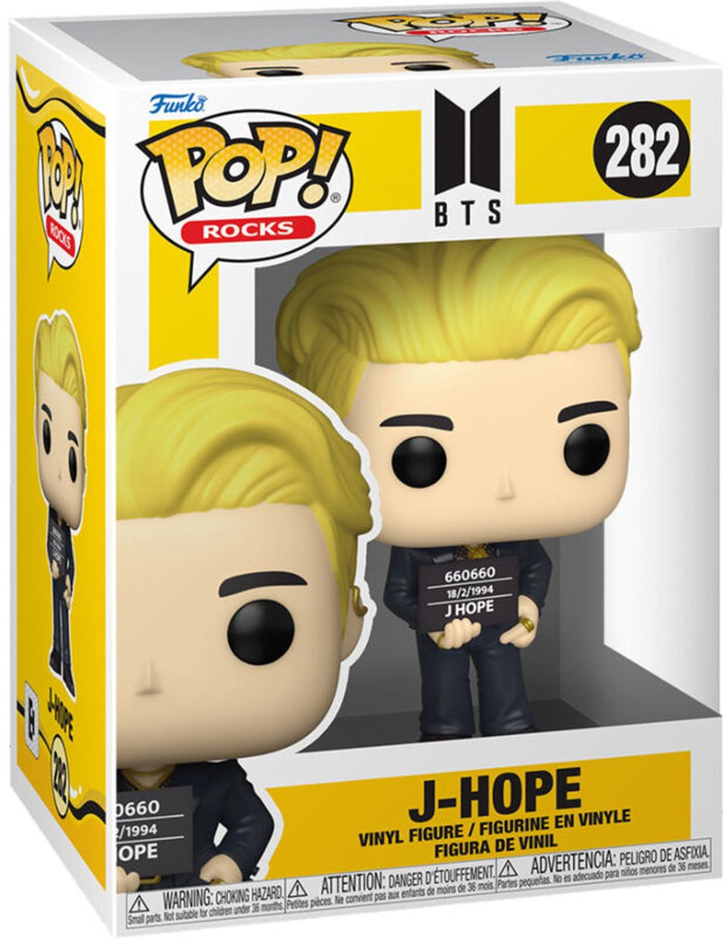 Funko bts verzamelfiguur pop! rocks butter j hope 9 cm multicolours
