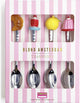 Blond amsterdam , even bijkletsen: theelepels, set van 4
