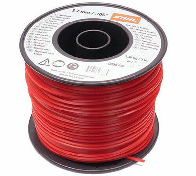Stihl accessoires stihl maaidraad rond ø 2,7 mm x 347,0 m rood - 9302289 - 00009302289