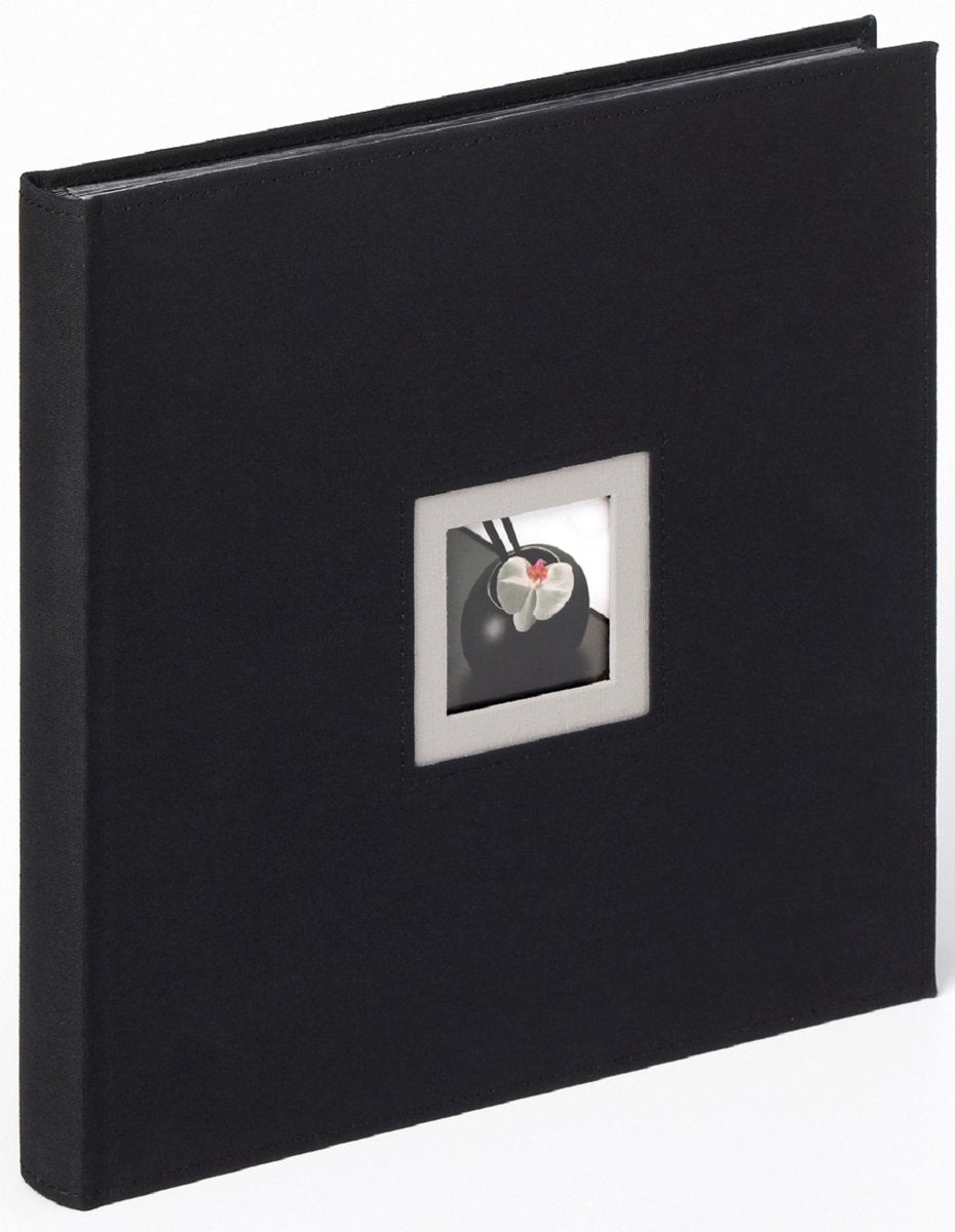 Walther fa-217-b black white - design album - formaat 30 x 30 cm - zwart