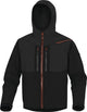 Delta plus horten softshell 3 lagen jack - zwart | oranje - l