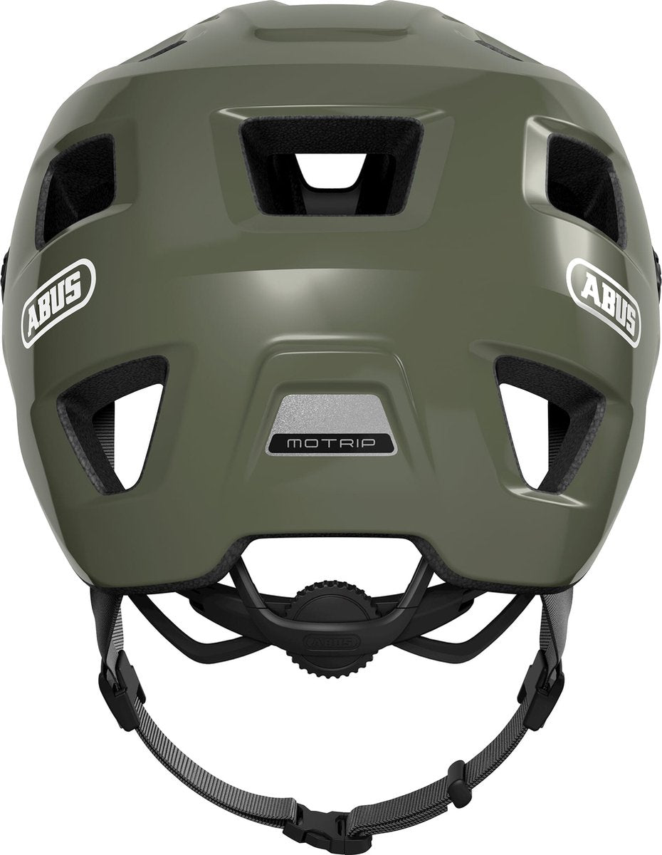 Abus fietshelm motrip pine green s - 51-55 cm - groen - geschikt voor gebruik op mountainbikes - 320 g