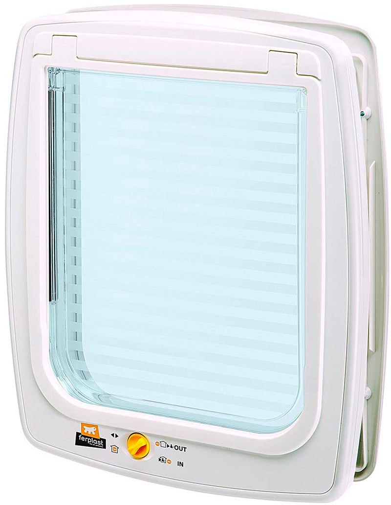 Ferplast -huisdierenluik-swing-15t-handmatig-4-standen-wit