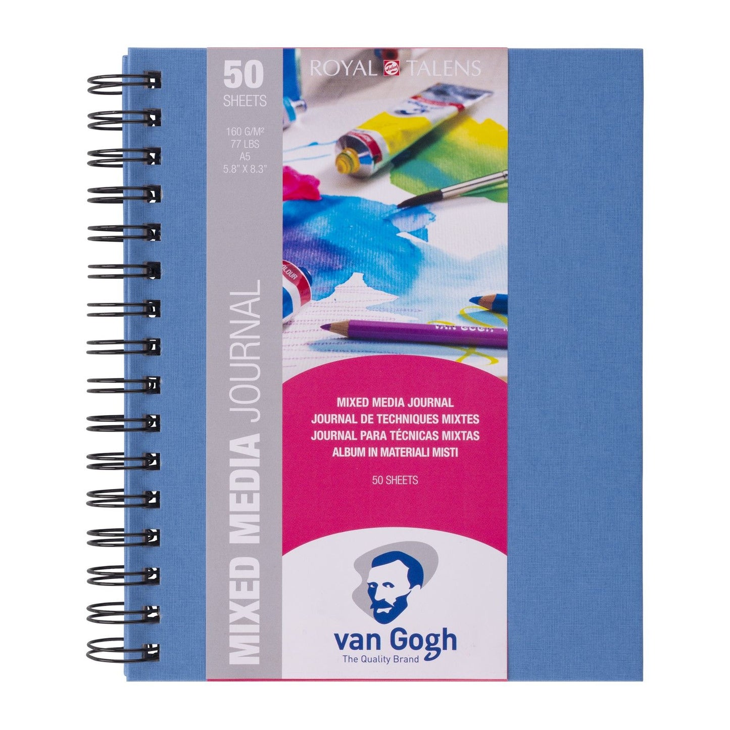 Van gogh • mixed media journal a5 160 g 50 vellen