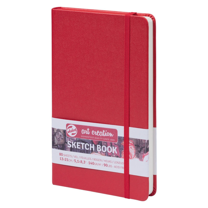 Talens art creation • schetsboek rood 13 x 21 cm 140 g 80 vellen