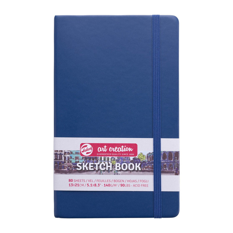 Talens art creation • schetsboek marineblauw 13 x 21 cm 140 g 80 vellen