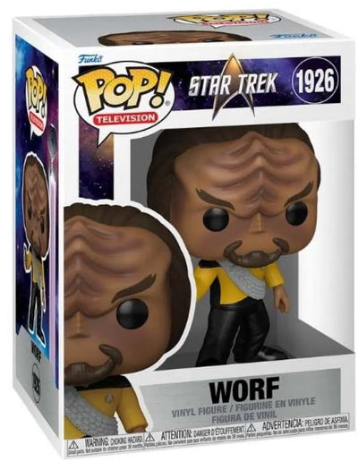 Funko star trek worf vinylfiguur 1926 unisex pop! - neutraal - standard