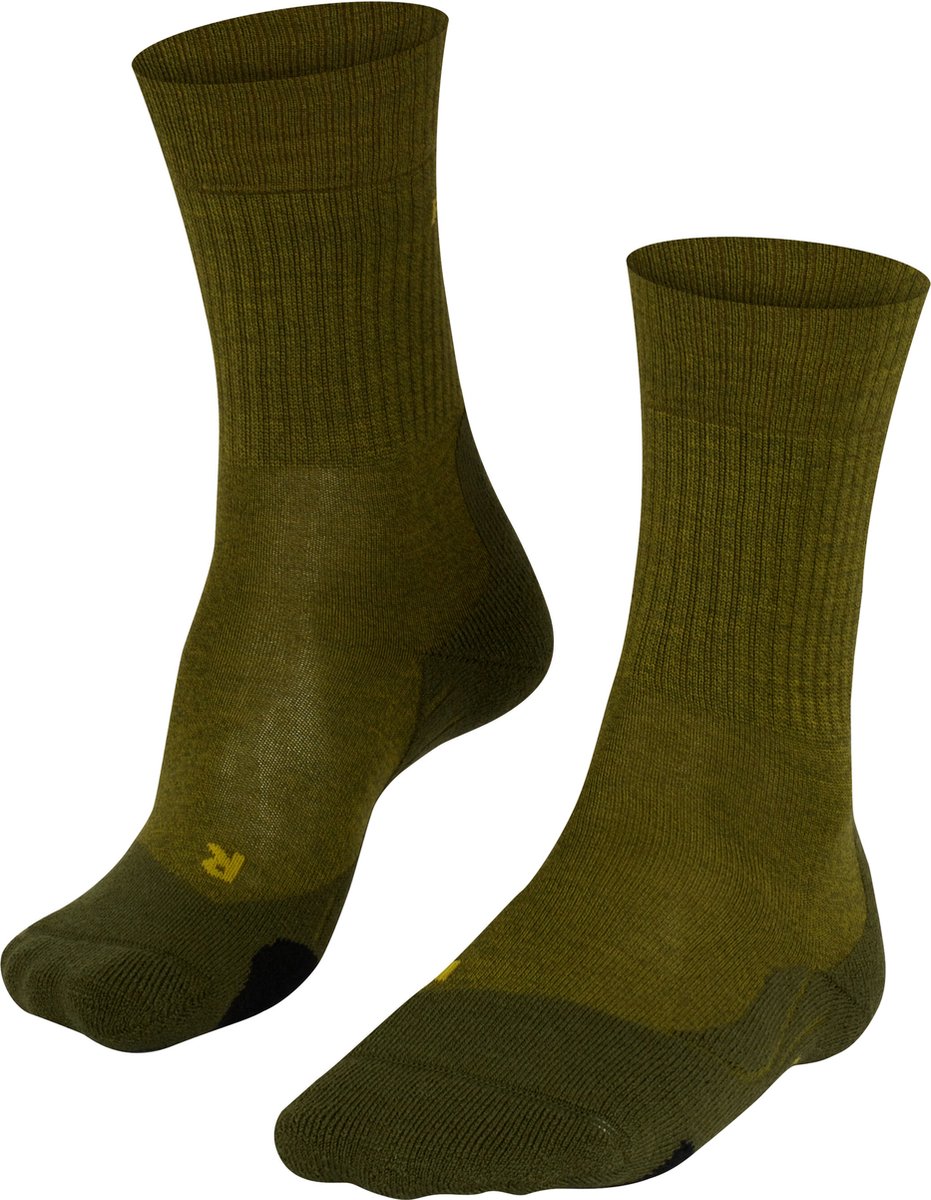 Falke tk2 wool anti-blaar dik wol functioneel materiaal wandelsokken heren groen - maat 46-48