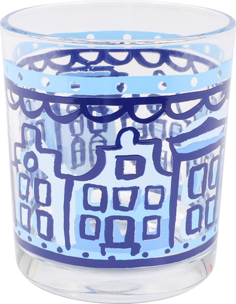 Blond amsterdam , delfts blond, glas huizen, 0,35l