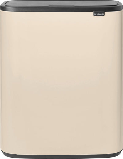 Brabantia bo touch bin prullenbak - 1 vak - 60 liter - soft beige