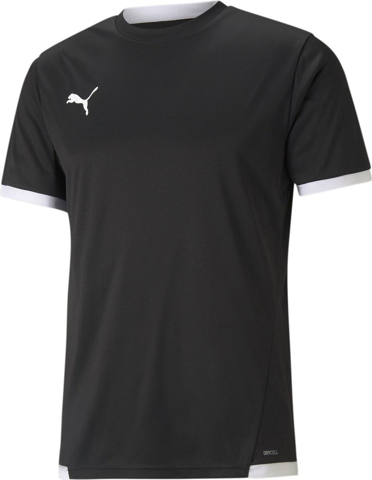 Puma teamliga jersey heren sportshirt - black- white