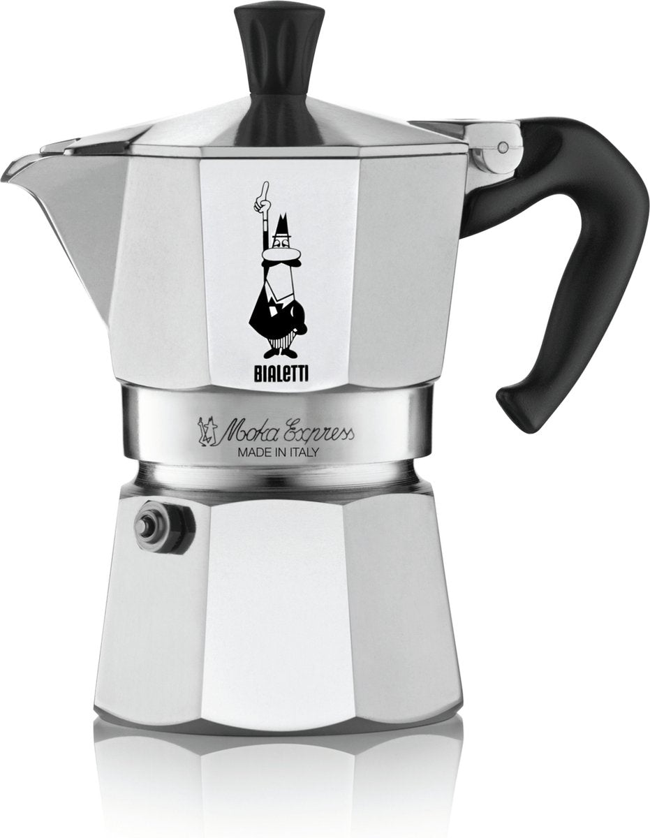 Bialetti moka express - percolator - 4 kops - aluminium