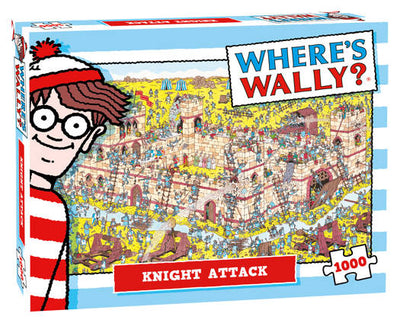 Plenty gifts puzzel where's wally knight attack 1000 stukjes
