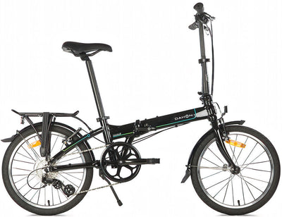Dahon vouwfiets mariner d8 jet - 20 inch - 6 speed - v brake - obsidian black