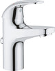 Grohe quickfix start curve wastafelkraan - ecojoy - met waste - chroom - waterbesparend