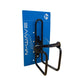 Messingschlager m-wave bidonhouder aluminium zwart met beschermdoppen