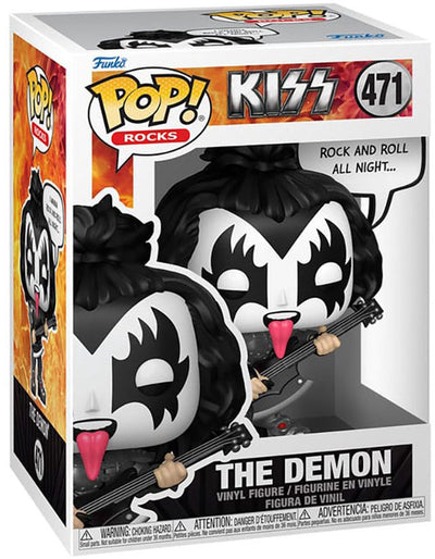 Funko kiss the demon vinyl figur 471 unisex pop! - neutraal - standard