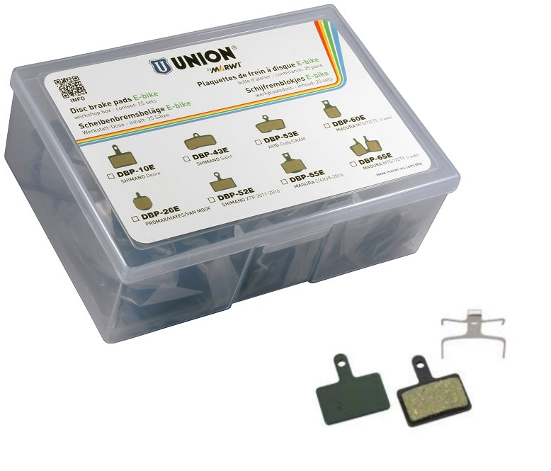 Marwi union schijfremblokset dbp-10 organisch (25pr)